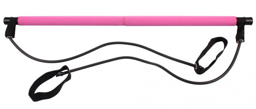 Posilovací tyč s gumou - Pilates Sticks