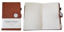 Notes Business Ekoskóra A5 144 kartki w linie