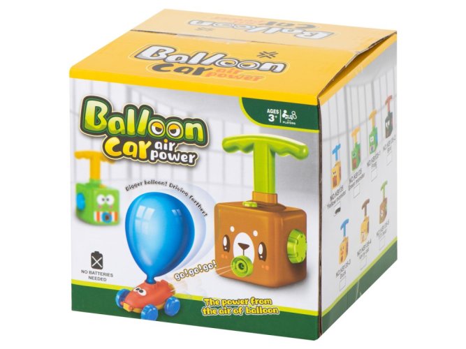 Aerodynamiczna samochodowa wyrzutnia balonów-potworów