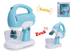 Robot kuchenny 17x13,5 cm na baterie ze światłem, dźwiękiem i dodatkami w pudełku