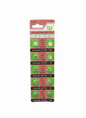 Alkalické knoflíkové baterie AG2 1.55V – sada 10 ks