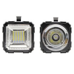 Taktická akumulátorová LED baterka-reflektor, USB, špeháč, 1000 lm, 40 W