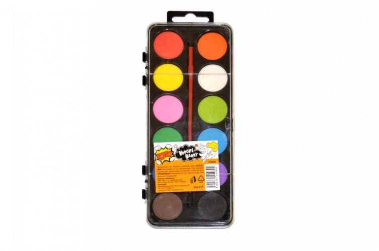 Water colors 12 pcs with brush