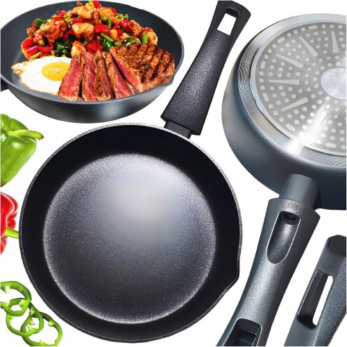 Aluminiowa patelnia z nieprzywierającą powierzchnią 24 cm