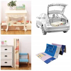 Piankowa mata edukacyjna dla dzieci dwustronna + torba