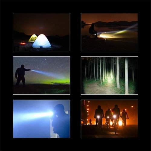Latarka akumulatorowa led CREE T6 LED z zoomem