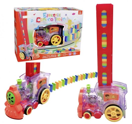 Budowanie pociągu domino