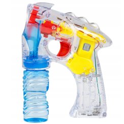 Podsvícená automatická pistole na mýdlové bubliny