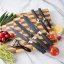 Set of kitchen knives with non-stick surface - 6 pcs