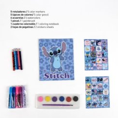 Zestaw kolorowanek w plecaku Stitch