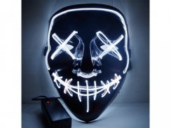 Scary LED light mask
