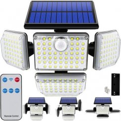 Solární lampa 181 LED s venkovním panelem