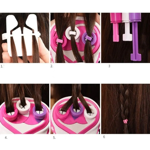 Set for easy braiding of braids