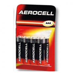 Alkalické baterie AAA- 8 ks, Aerocell