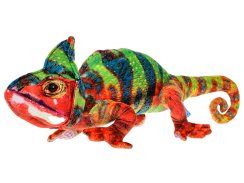 Plyšová hračka Chameleon, 55 cm, stojaca, 0m+, v taške