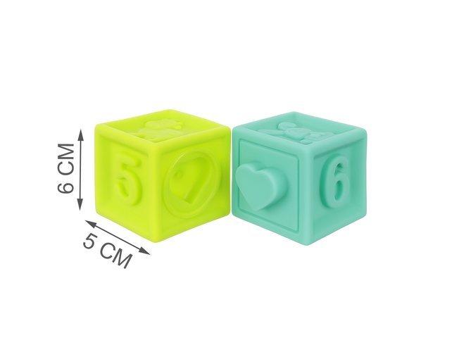 Miękkie klocki sensoryczne - 10 szt.