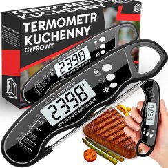 Cyfrowy termometr kuchenny do mięsa i żywności do grilla najwyższej klasy LCD -50 °C +300 °C – OR1029