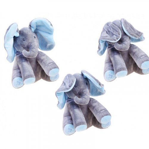 Śpiewający słoń Flappy - niebieski