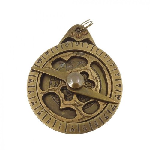 Mosiężny brelok Astrolabium