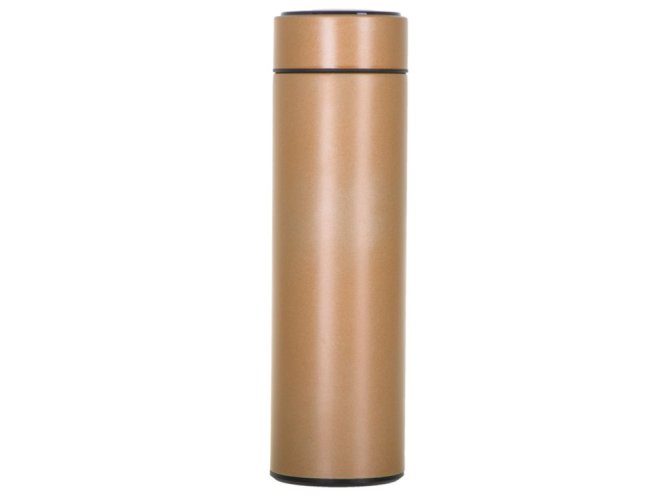 Termoska hrnček smart LED 500ml zlatá