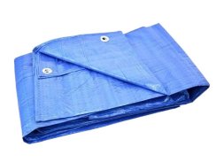 Plachta 6x10M Standard modrá