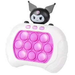 Elektronická antistresová hra Pop It Kuromi, zručnostní hračka pro děti