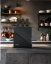 Set of cutting boards with marble pattern on stand - 3 pcs