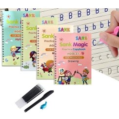 Workbooks for learning writing and drawing - Sank Magic