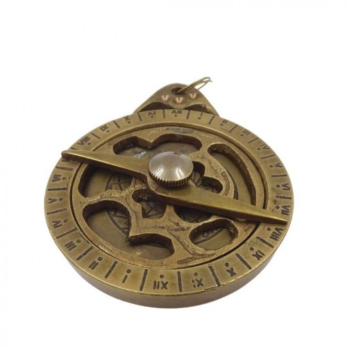 Brass keyring Astrolabe