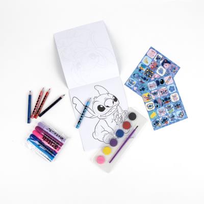 Coloring set in a Stitch backpack