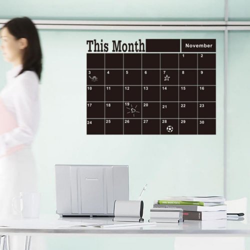 Self-adhesive calendar