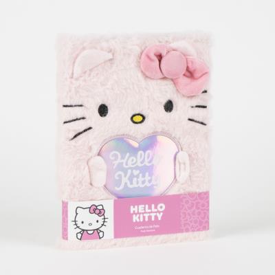 Plyšový zápisník Hello Kitty