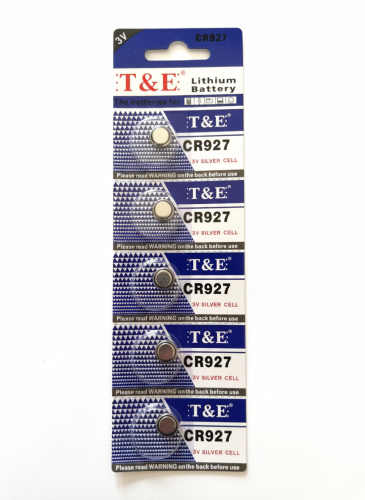 Lítiové gombíkové batérie CR927 – 5 ks