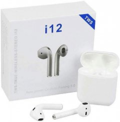 I12 TWS headphones and charging box