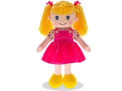Bábika Rozárka, mäkké telo, 35 cm, na batérie, česky hovoriaca blondínka, 0m+, v taške