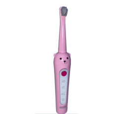 Rechargeable children's electric toothbrush TEDDY BEAR - pink