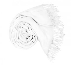 Dámská bílá pashmina P40 / Dámská bílá šála