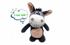 Interactive talking donkey