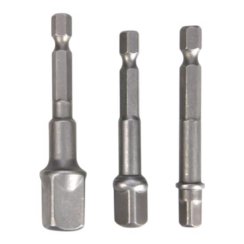Adaptery do nasadek 1/4" 3/8" 1/2" 3ks