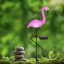 Solárna záhradná lampa - Flamingo