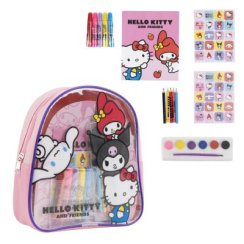 Zestaw kolorowanek w plecaku Hello Kitty