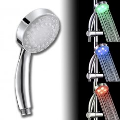 LED svietiaci sprcha