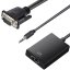 Adaptér signálu VGA+audio na HDMI