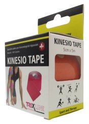 Trixline taśma KINESIO 5cm x 5m - pomarańczowa