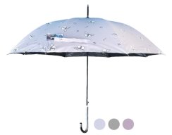 Deštník s motýli - Měnící se barvy v dešti 89cm