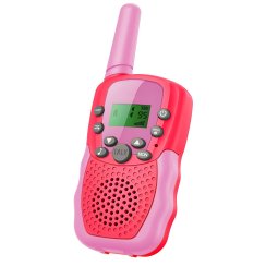 2× walkie talkie pro děti, vysílačka, sada 2 kusů, svítilna