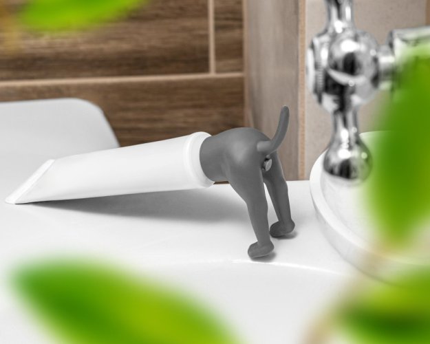 Funny toothpaste dispenser - Dog's butt