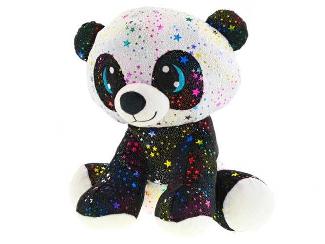 Plyšová hračka Panda Star Sparkle, 35 cm, sediaca, 0m+, v taške