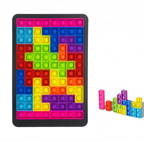 POP IT Tetris - antistresová stavebnica