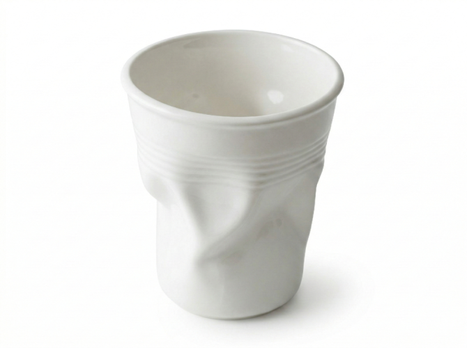 Crumpled mug - Porcelain joke